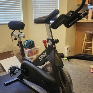 Black Spin Exercise Bike